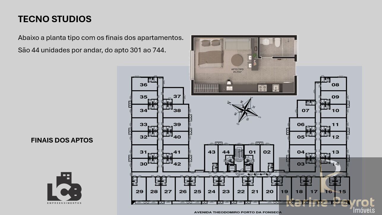 Apartamento à venda com 1 quarto, 25m² - Foto 49