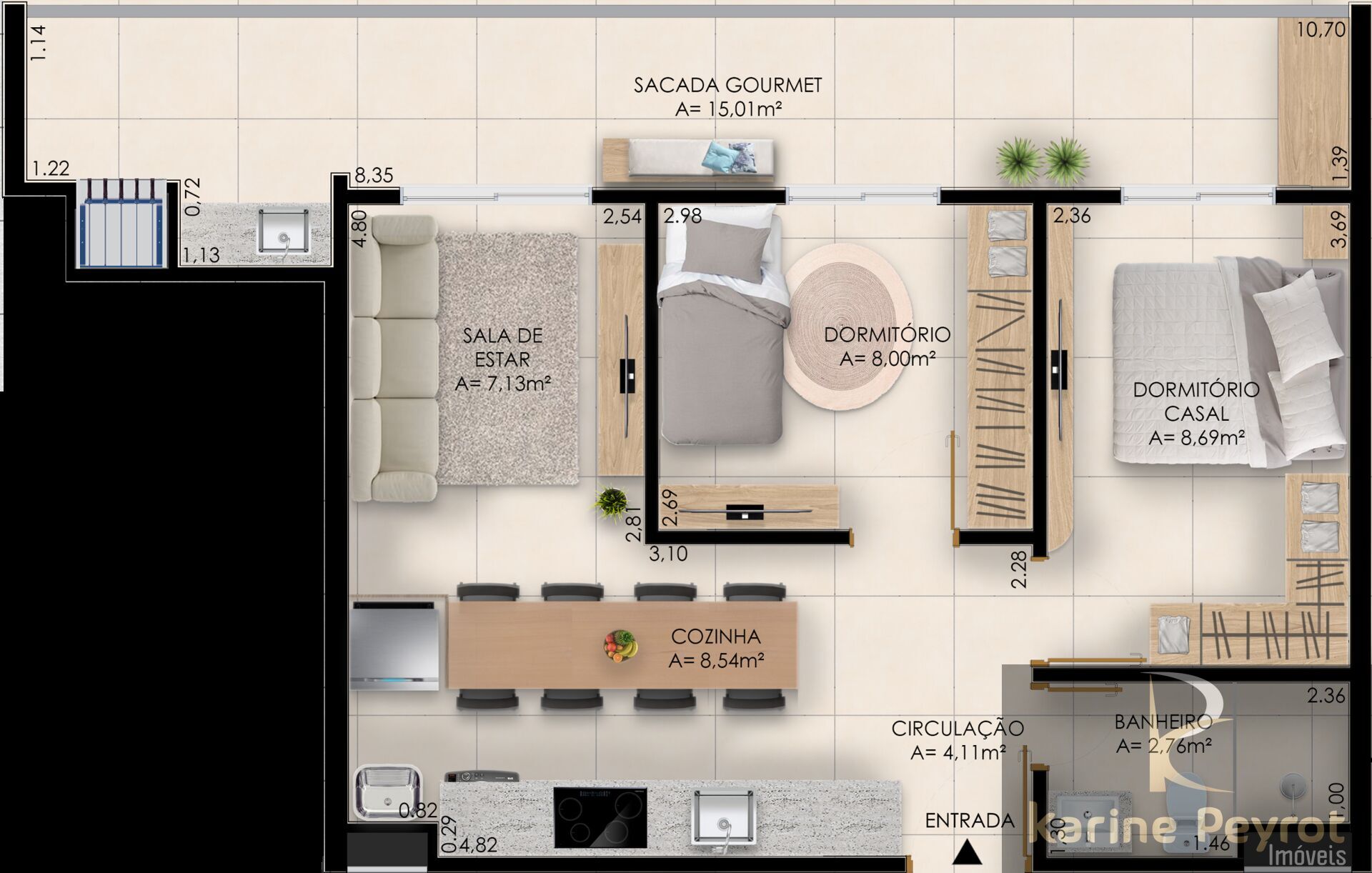 Apartamento à venda com 2 quartos, 76m² - Foto 71