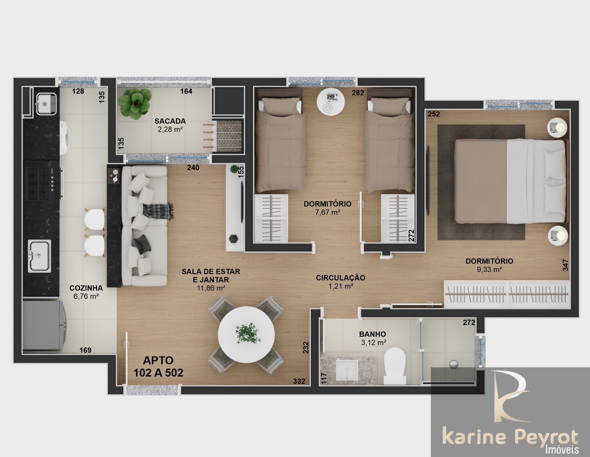 Apartamento à venda com 2 quartos, 50m² - Foto 18