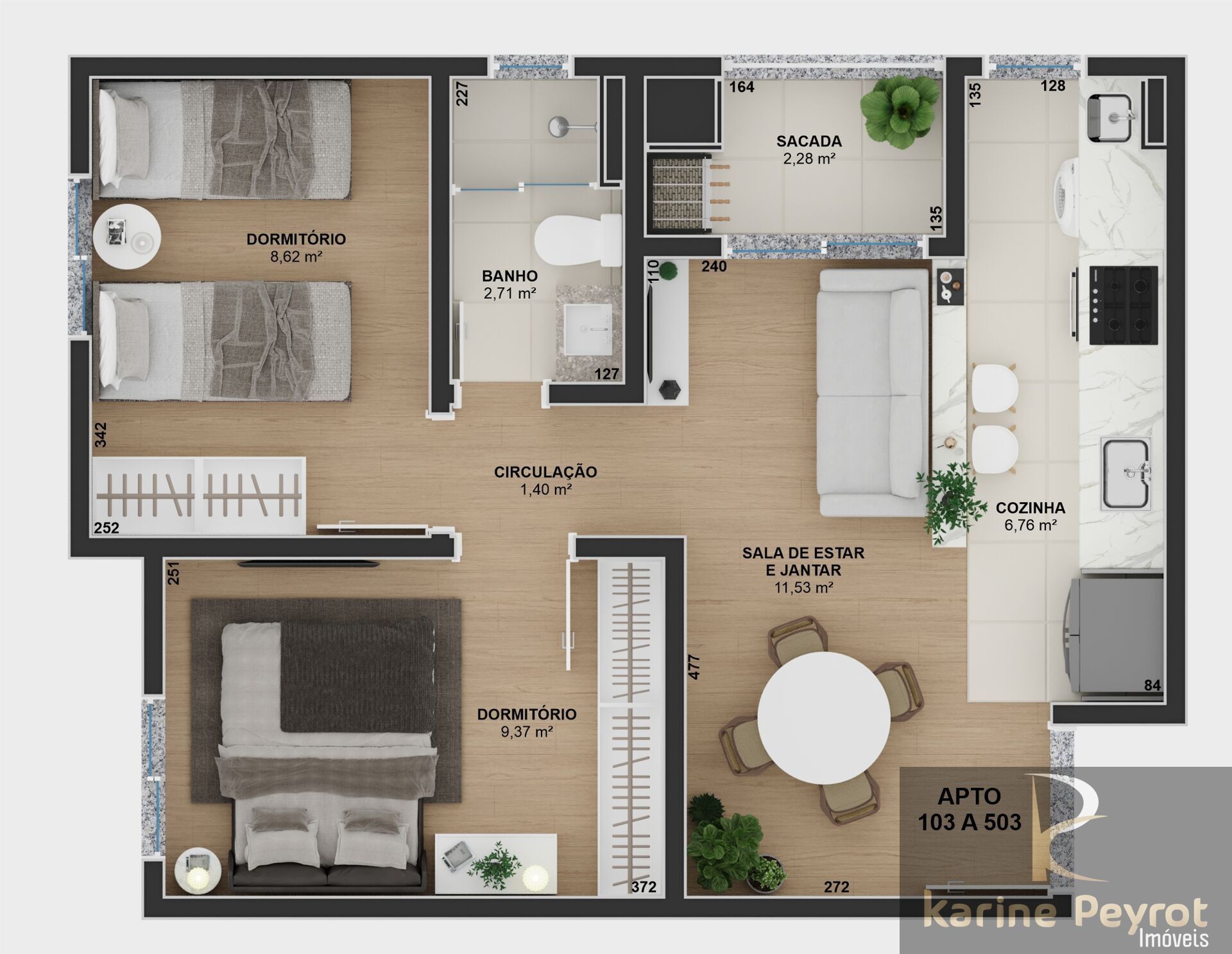 Apartamento à venda com 2 quartos, 50m² - Foto 19