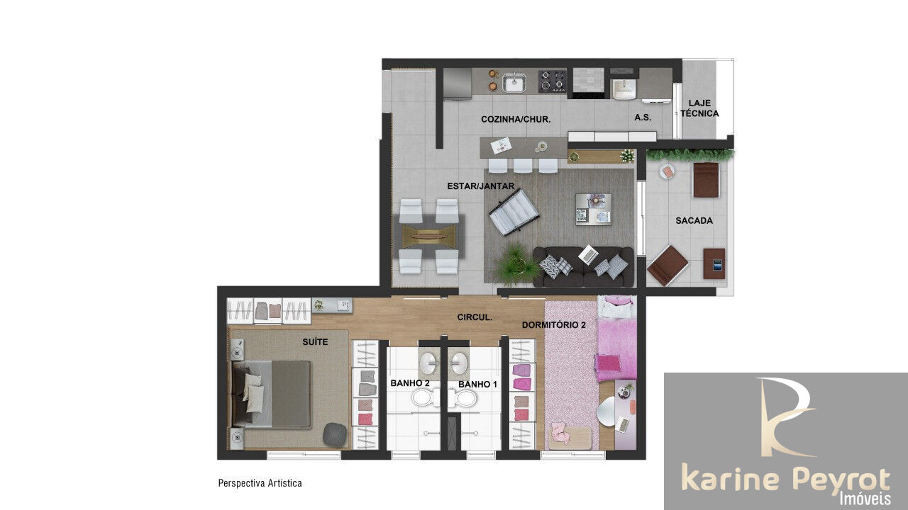 Apartamento à venda com 2 quartos, 75m² - Foto 57