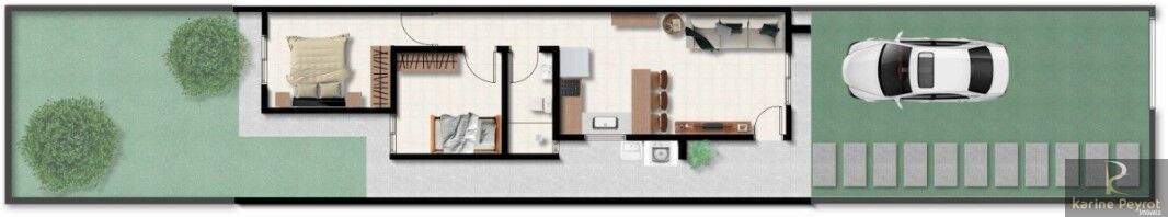 Casa, 2 quartos, 48 m² - Foto 3