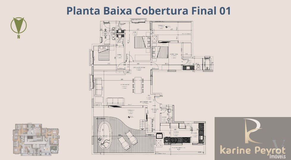 Cobertura à venda com 3 quartos, 175m² - Foto 4