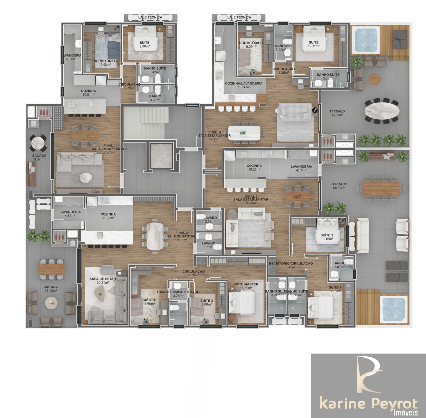 Apartamento à venda com 3 quartos, 147m² - Foto 5