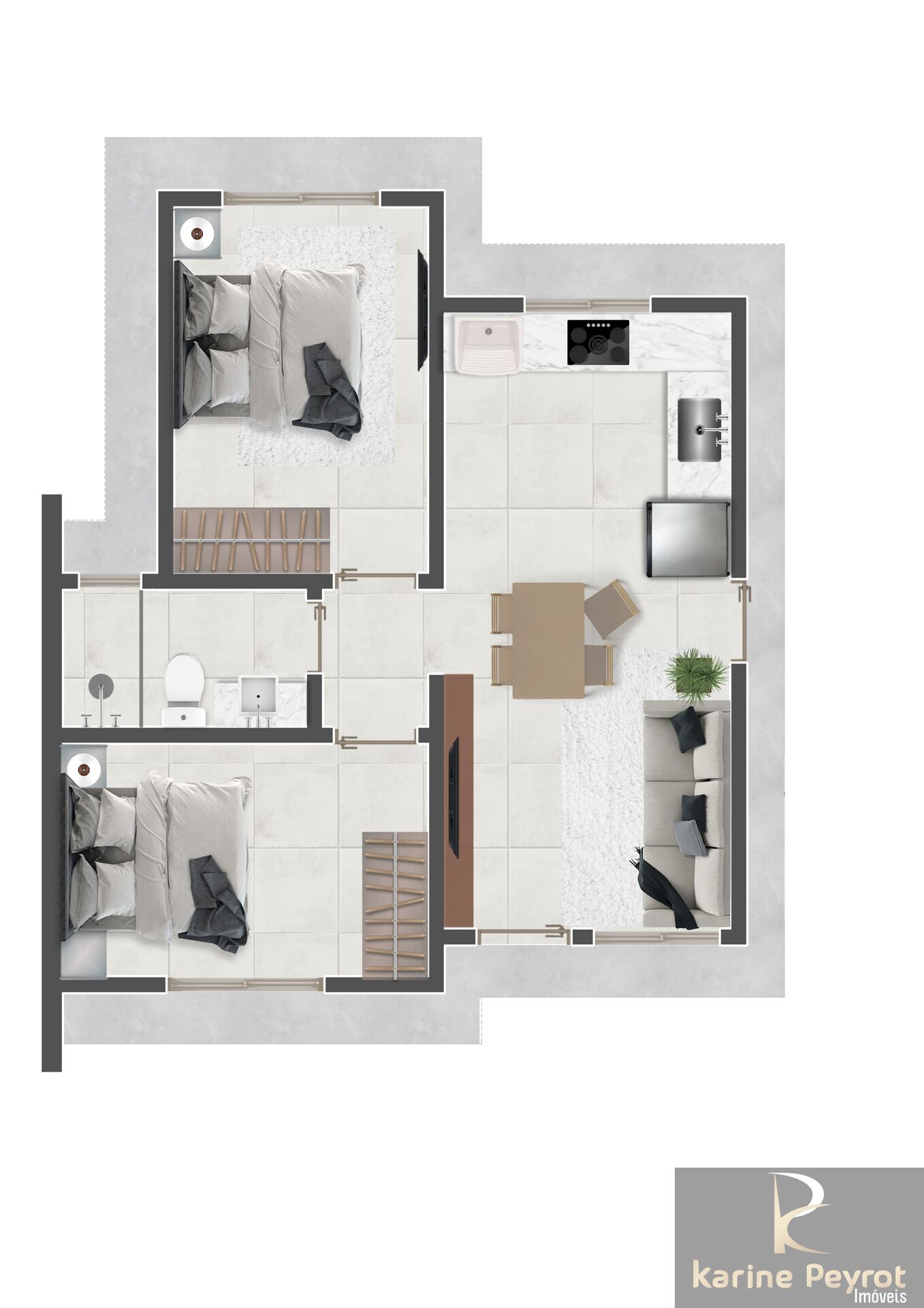 Casa à venda com 2 quartos, 42m² - Foto 2