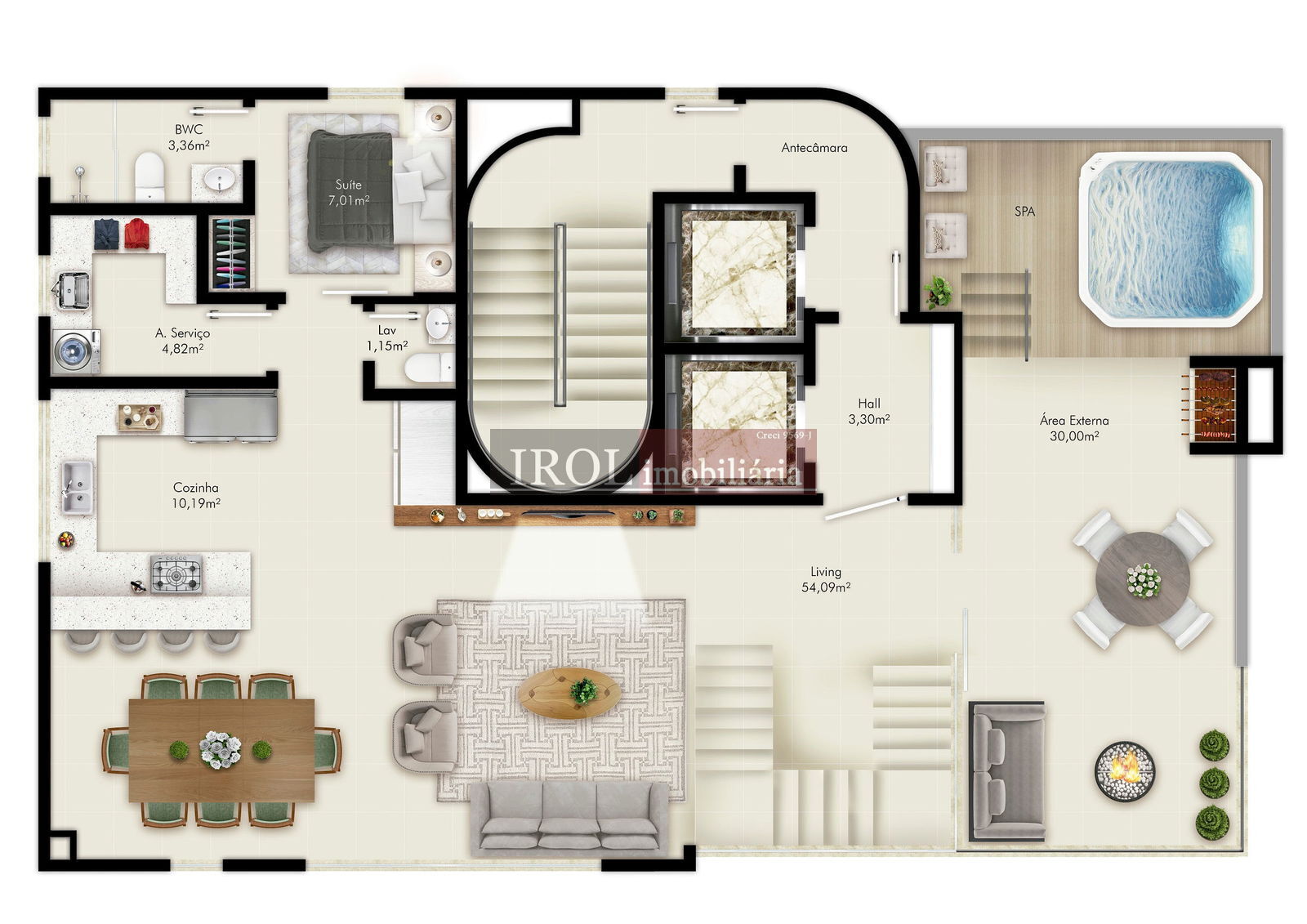 Apartamento à venda com 3 quartos, 125m² - Foto 24