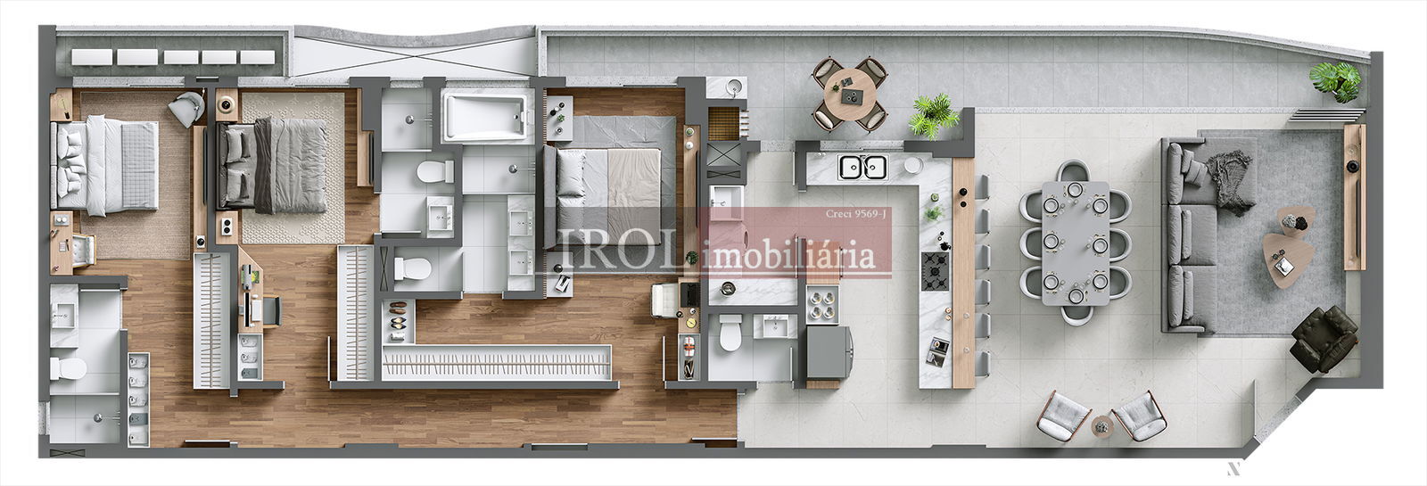 Apartamento à venda com 3 quartos, 173m² - Foto 39