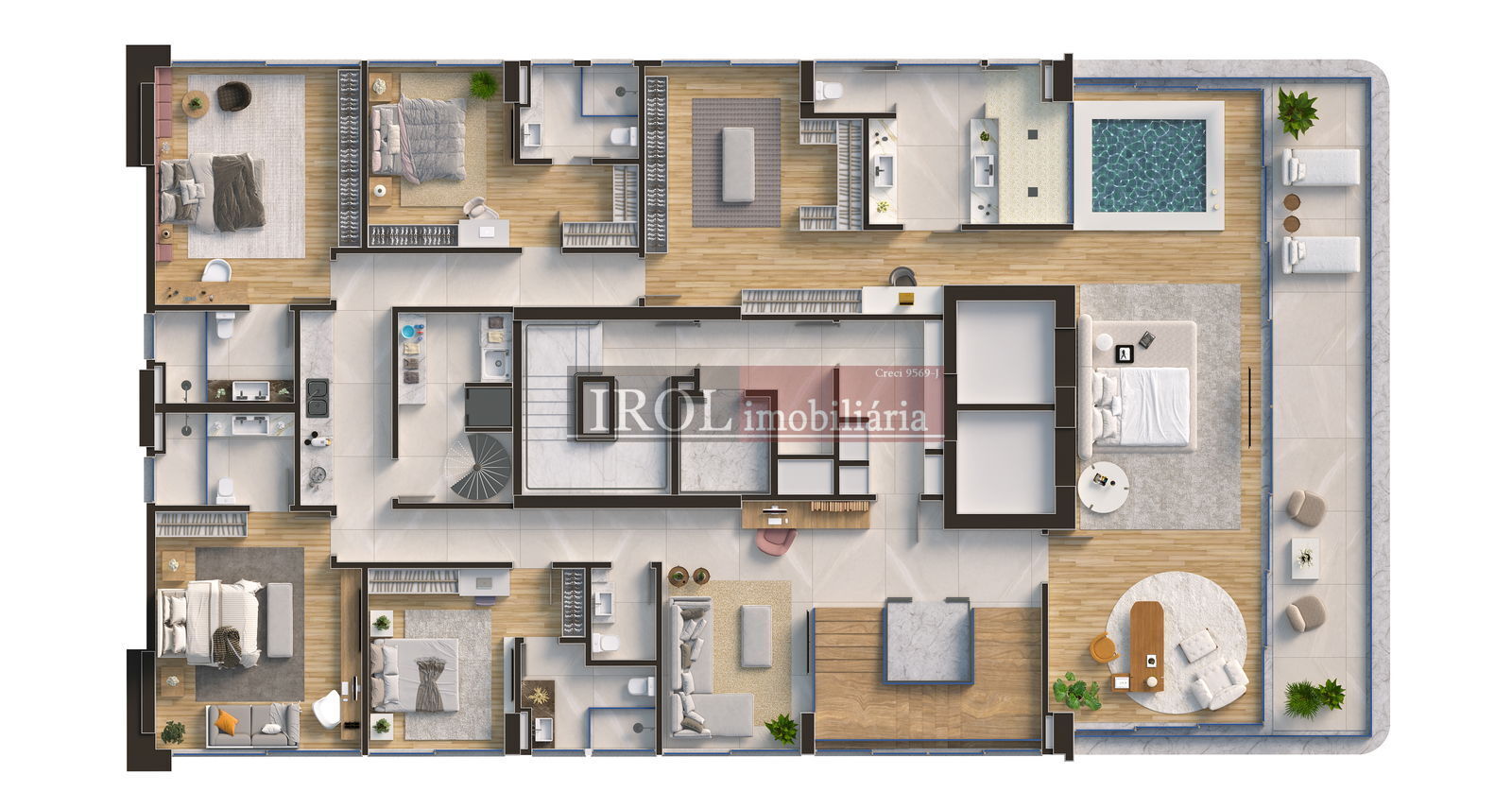 Apartamento à venda com 4 quartos, 264m² - Foto 43