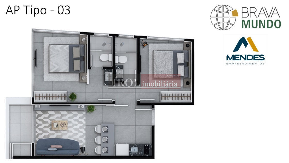 Apartamento à venda com 1 quarto, 26m² - Foto 53