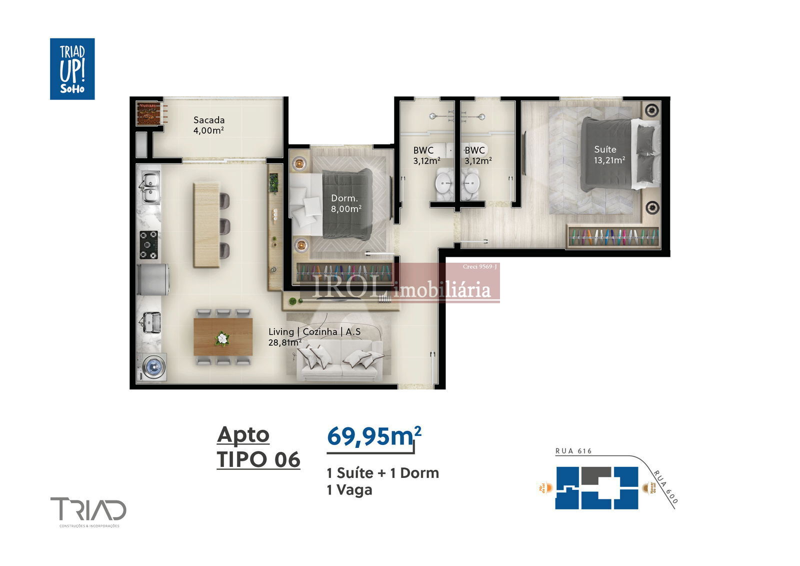 Apartamento à venda com 2 quartos, 65m² - Foto 25