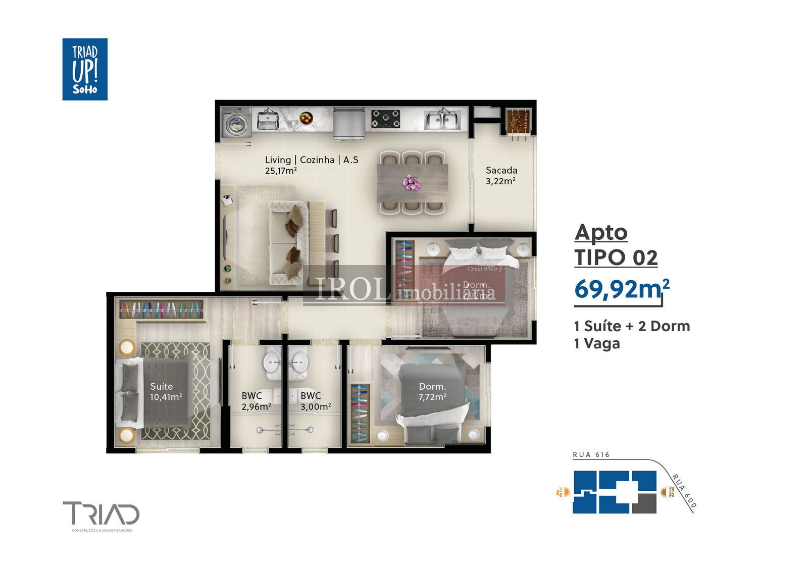 Apartamento à venda com 2 quartos, 65m² - Foto 21