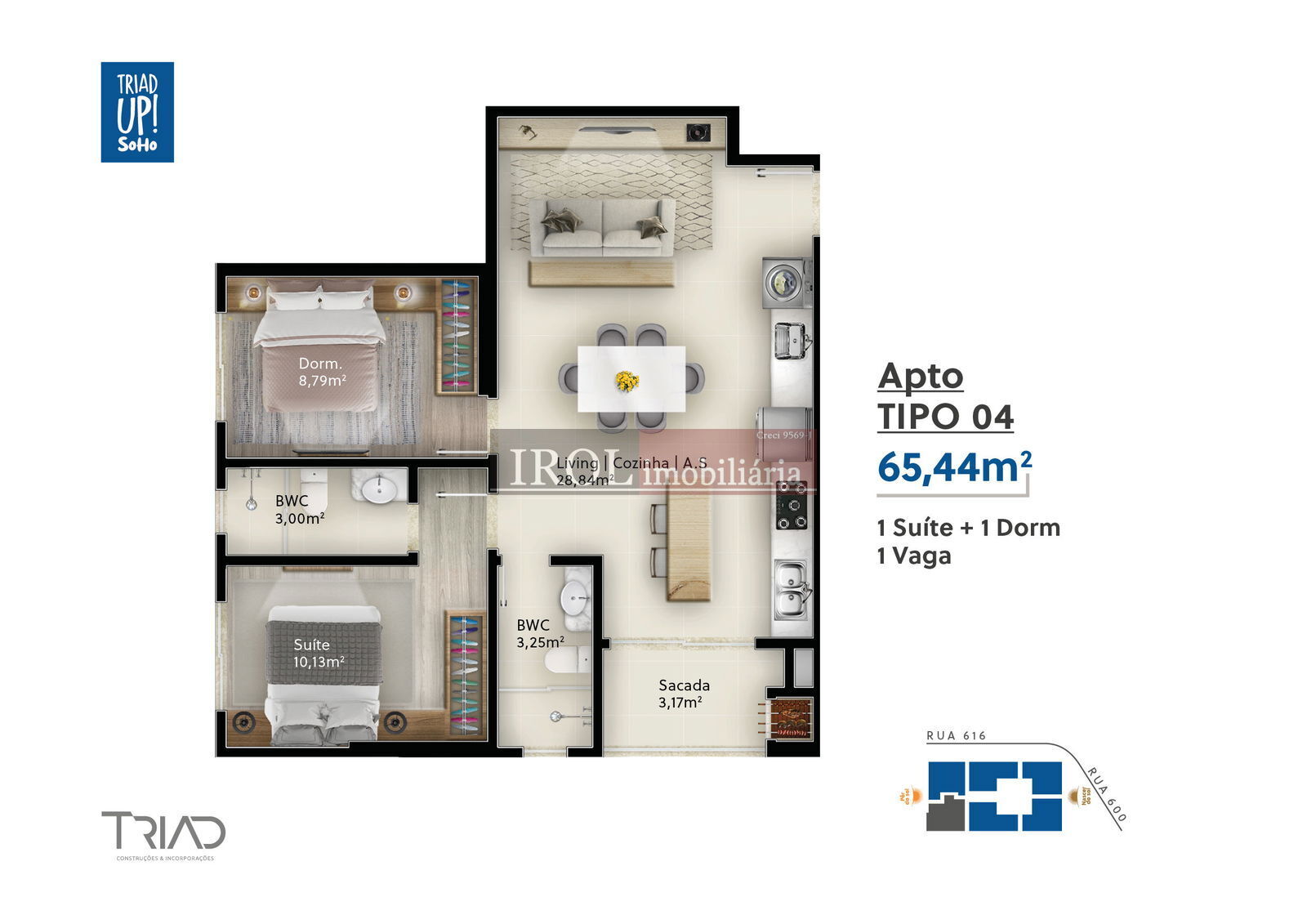 Apartamento à venda com 2 quartos, 65m² - Foto 23