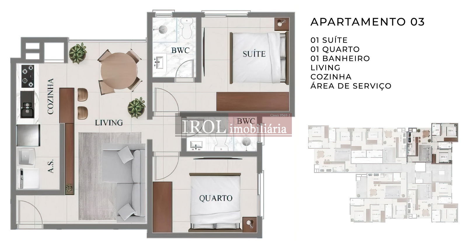 Apartamento à venda com 2 quartos, 64m² - Foto 14