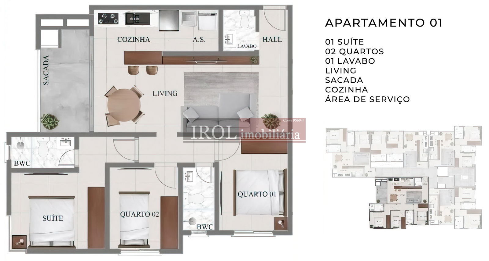 Apartamento à venda com 2 quartos, 64m² - Foto 12