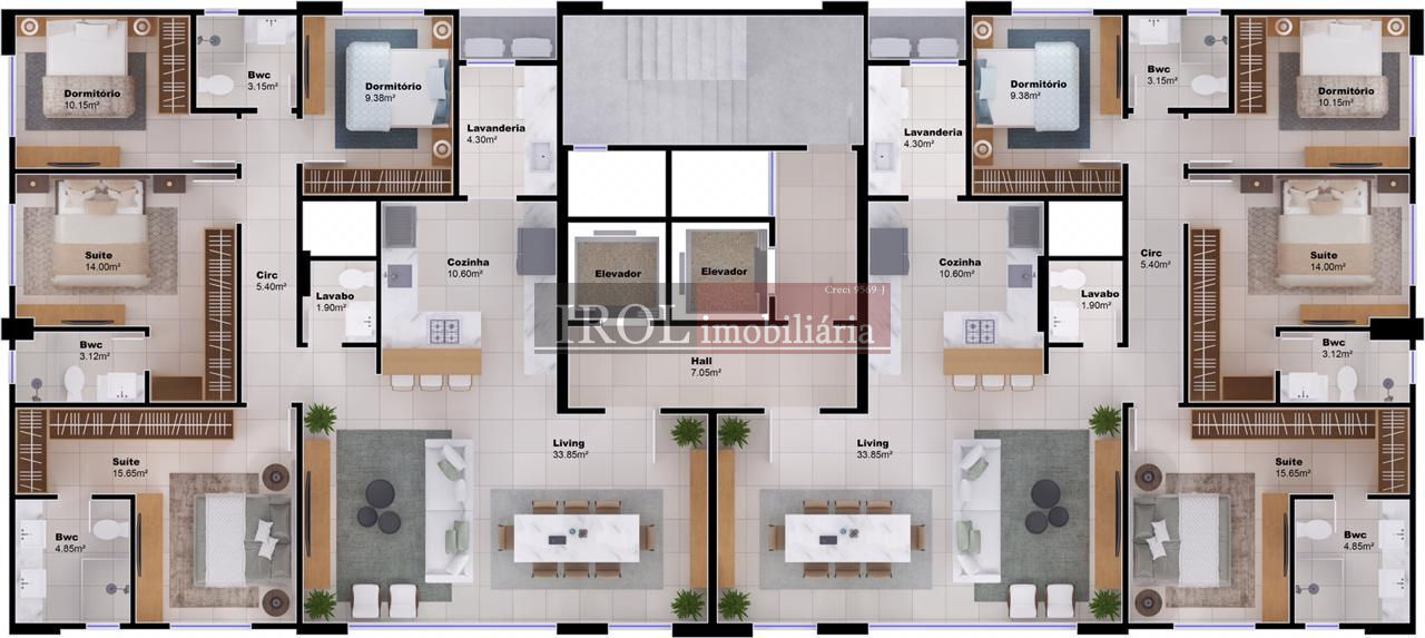 Apartamento à venda com 4 quartos, 270m² - Foto 29