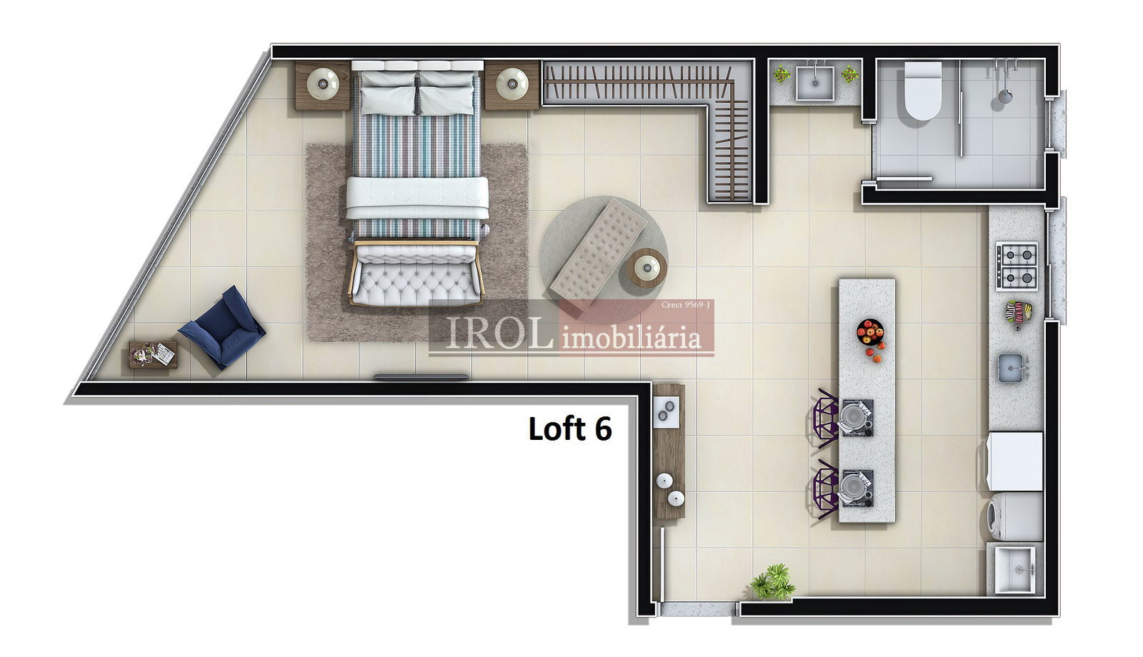 Apartamento à venda com 1 quarto, 45m² - Foto 45