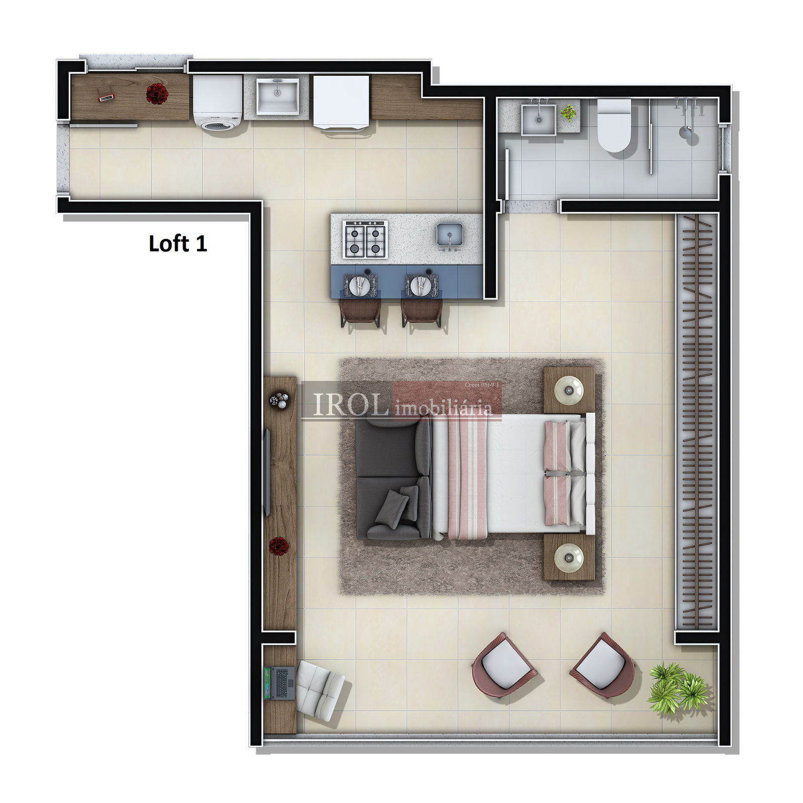 Apartamento à venda com 1 quarto, 45m² - Foto 40