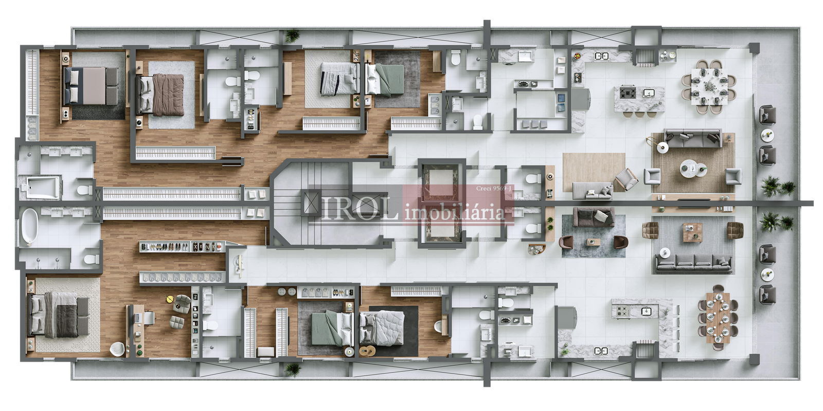 Apartamento à venda com 4 quartos, 226m² - Foto 40