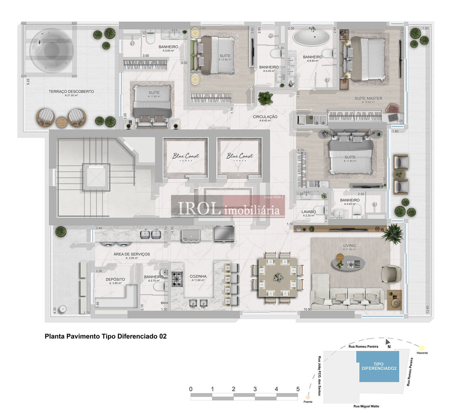 Apartamento à venda com 4 quartos, 164m² - Foto 29