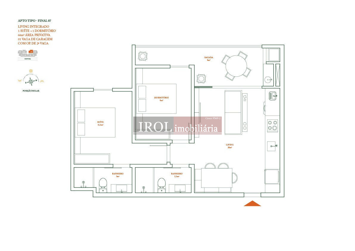 Apartamento à venda com 2 quartos, 78m² - Foto 26