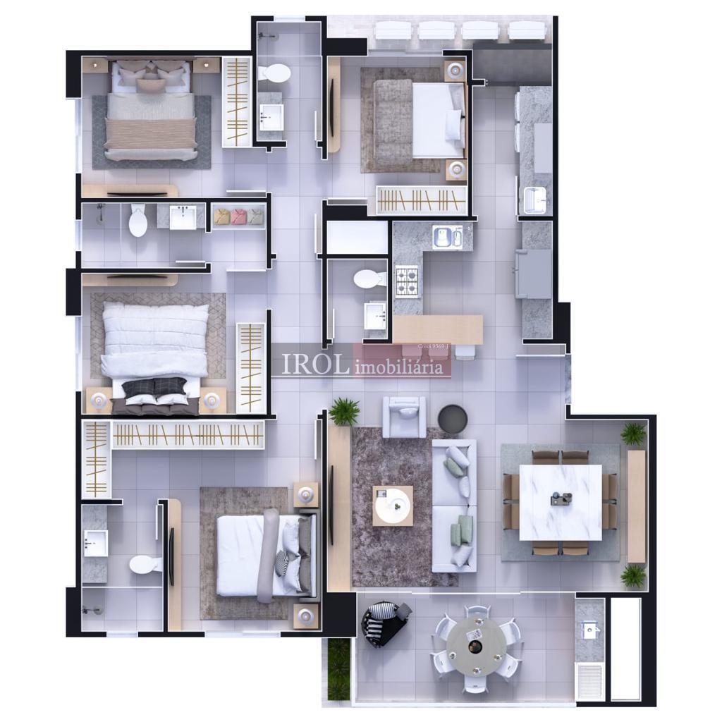 Apartamento à venda com 4 quartos, 137m² - Foto 16