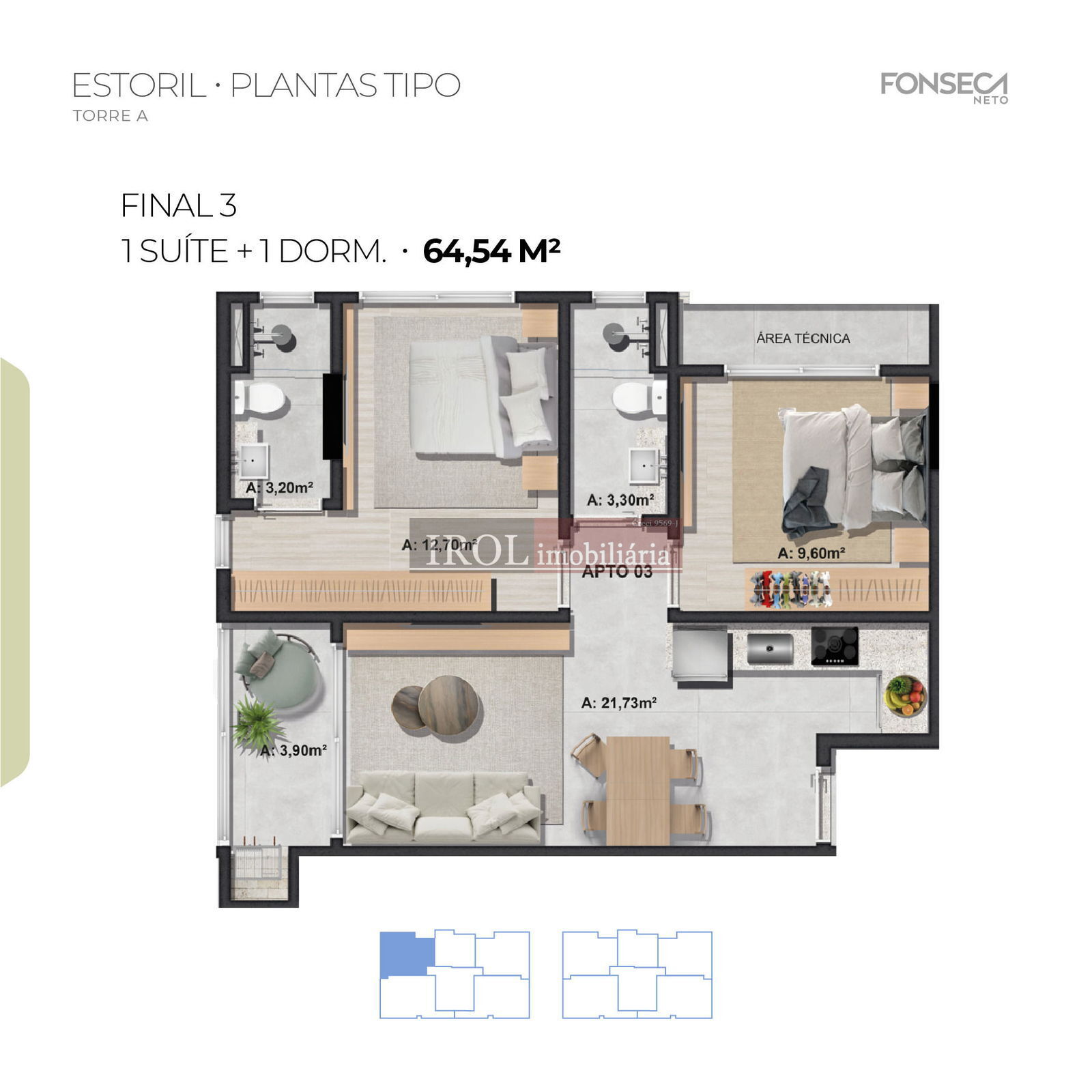 Apartamento à venda com 2 quartos, 64m² - Foto 40