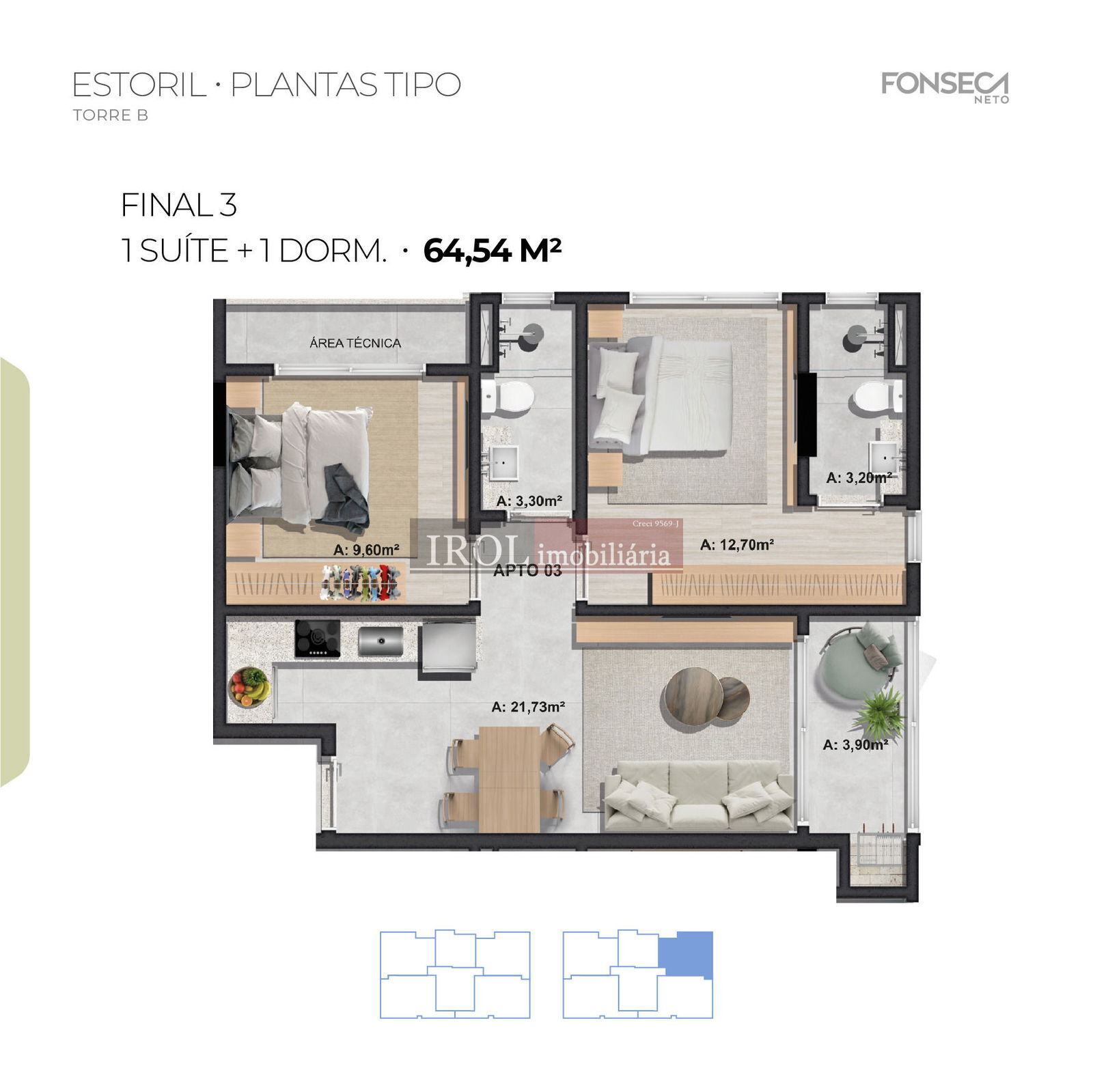 Apartamento à venda com 2 quartos, 64m² - Foto 45