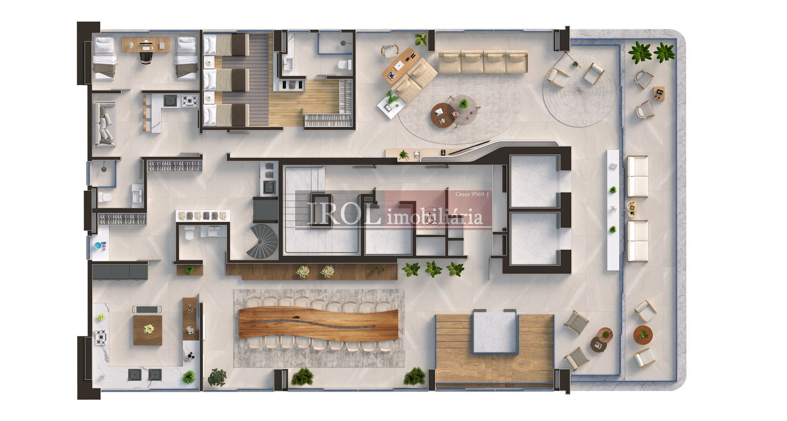 Apartamento à venda com 4 quartos, 264m² - Foto 44