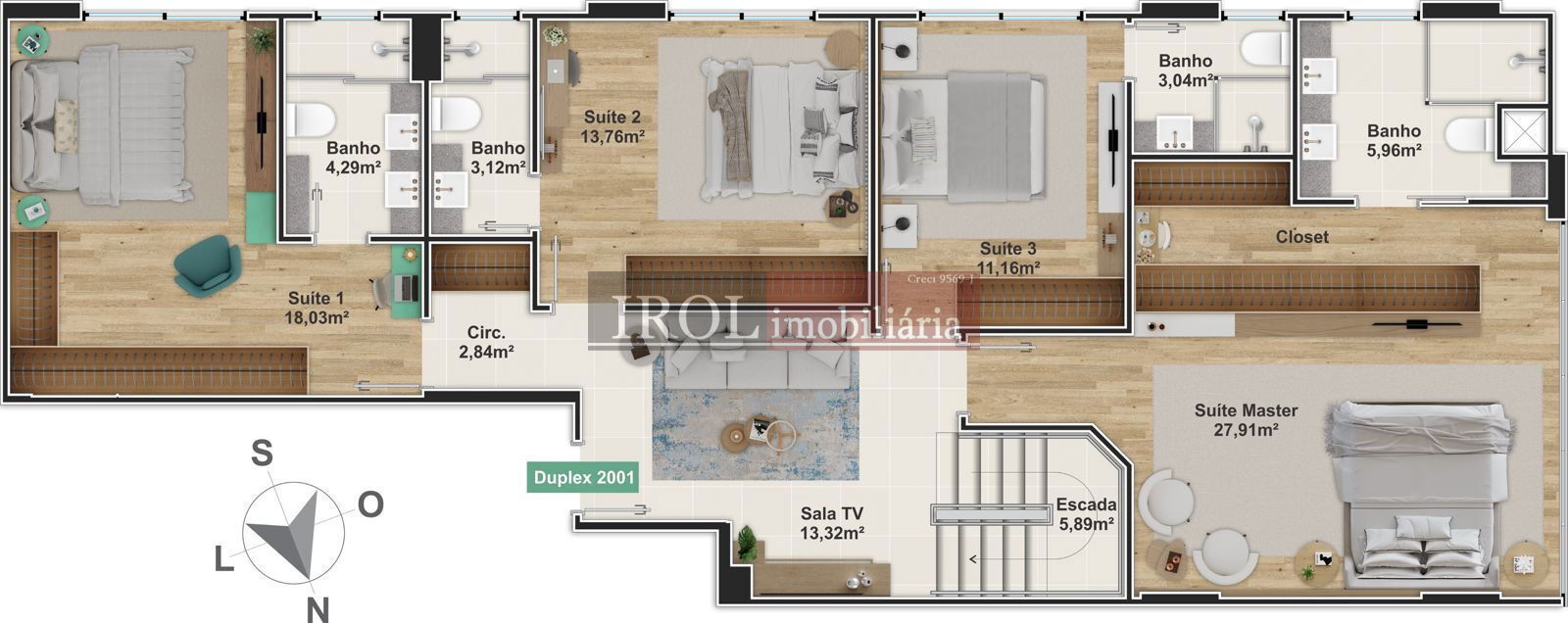 Apartamento à venda com 3 quartos, 131m² - Foto 18