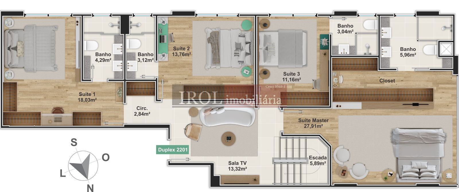 Apartamento à venda com 3 quartos, 131m² - Foto 20