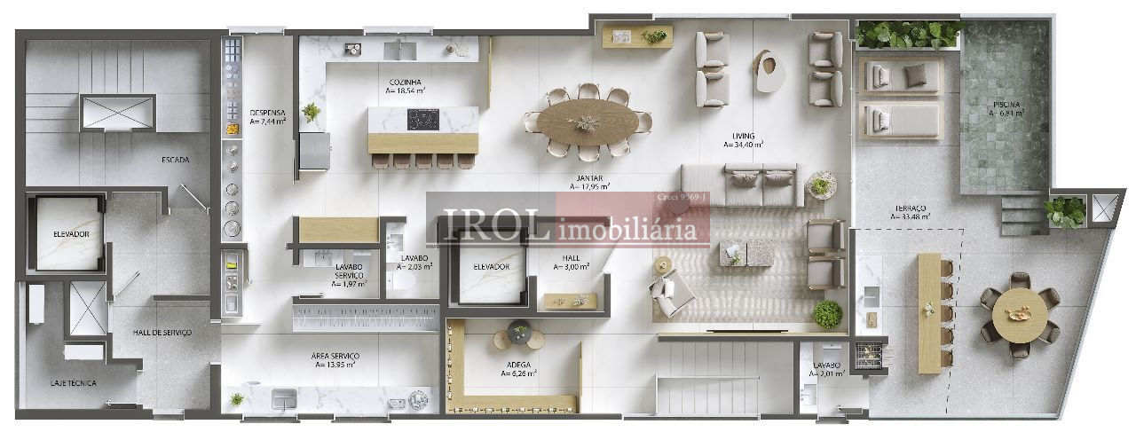 Apartamento à venda com 3 quartos, 175m² - Foto 24