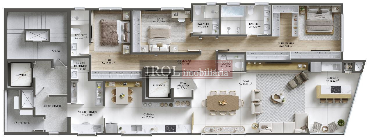 Apartamento à venda com 3 quartos, 175m² - Foto 27