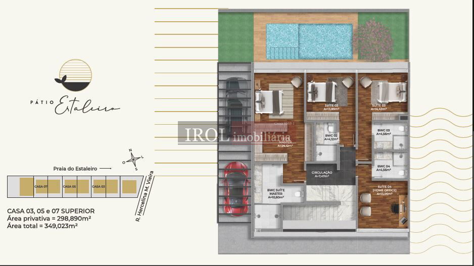 Casa de Condomínio à venda com 4 quartos, 298m² - Foto 6