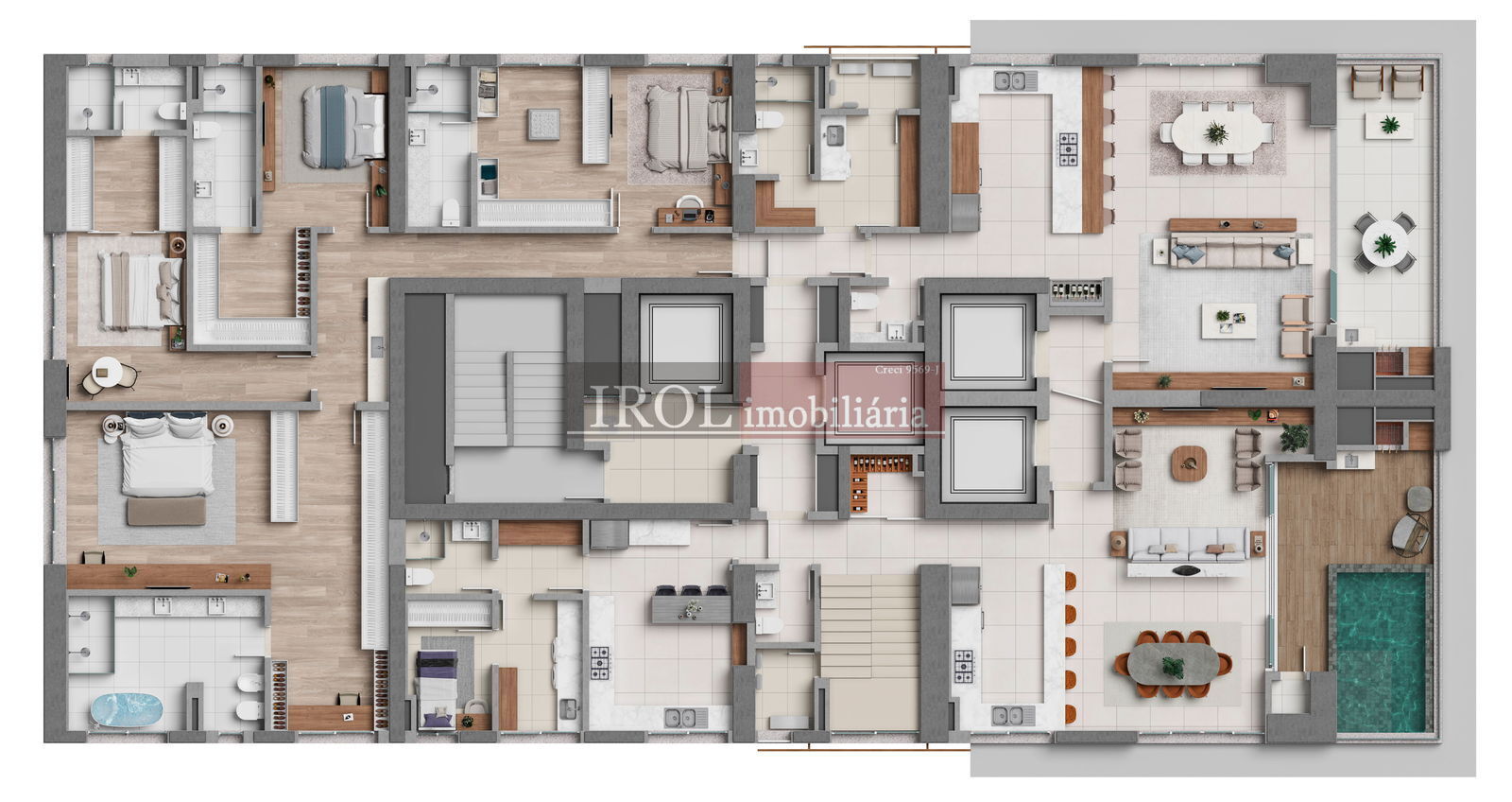 Apartamento à venda com 4 quartos, 232m² - Foto 36