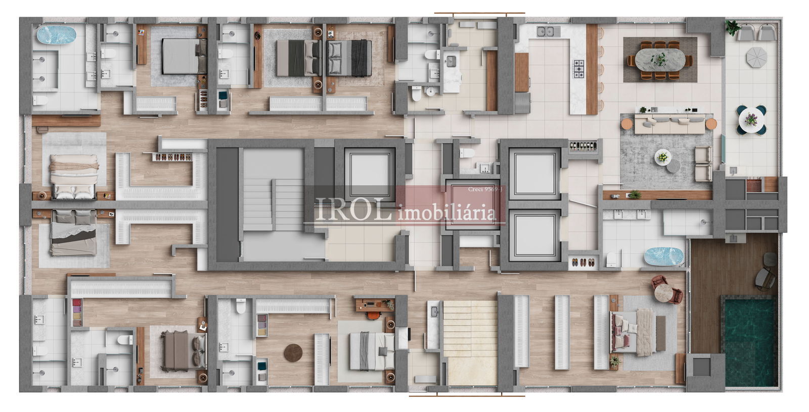 Apartamento à venda com 4 quartos, 232m² - Foto 37