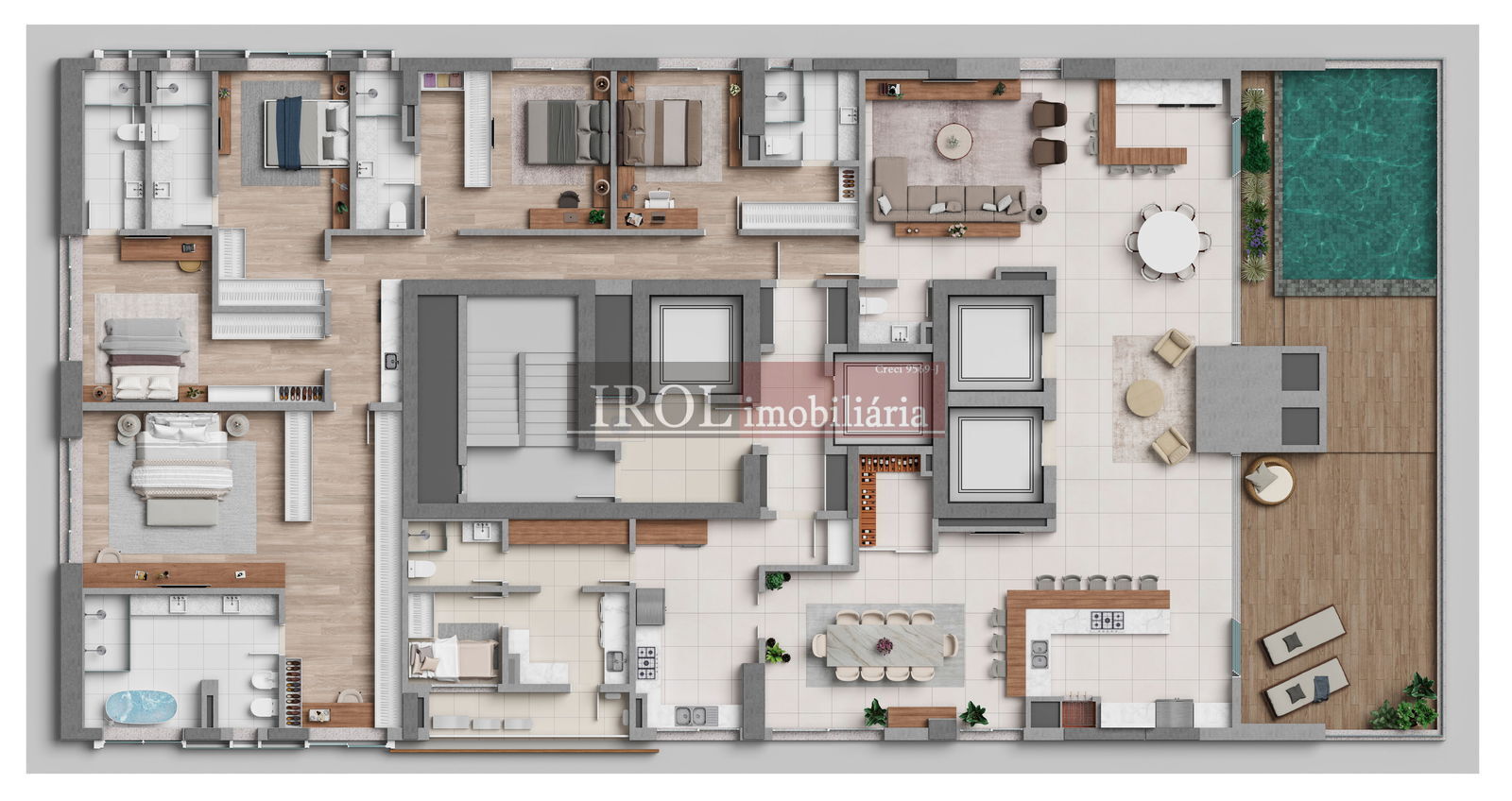 Apartamento à venda com 4 quartos, 232m² - Foto 38