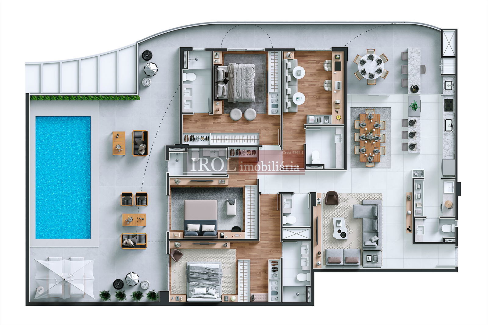 Apartamento à venda com 3 quartos, 151m² - Foto 28