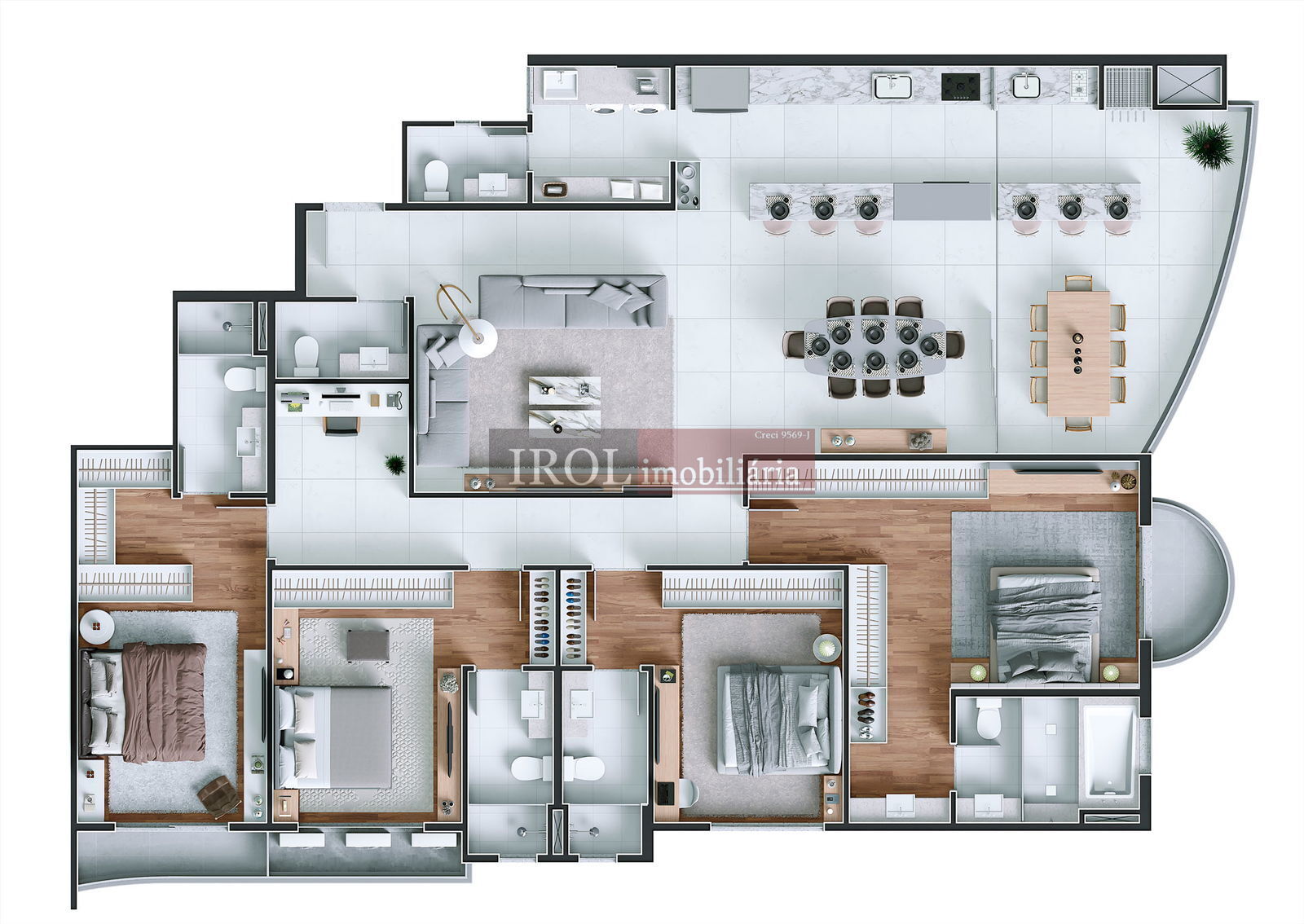 Apartamento à venda com 3 quartos, 151m² - Foto 44