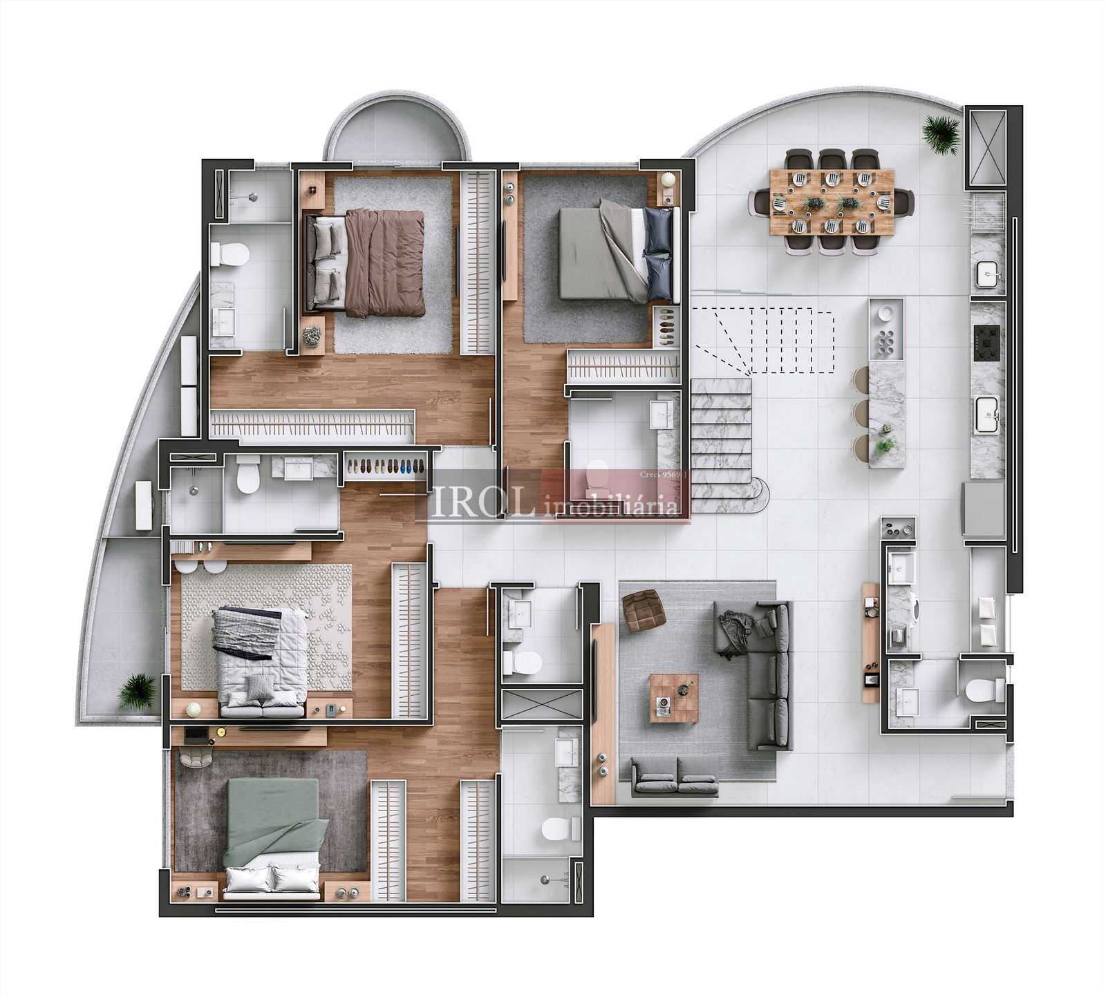 Apartamento à venda com 3 quartos, 151m² - Foto 31