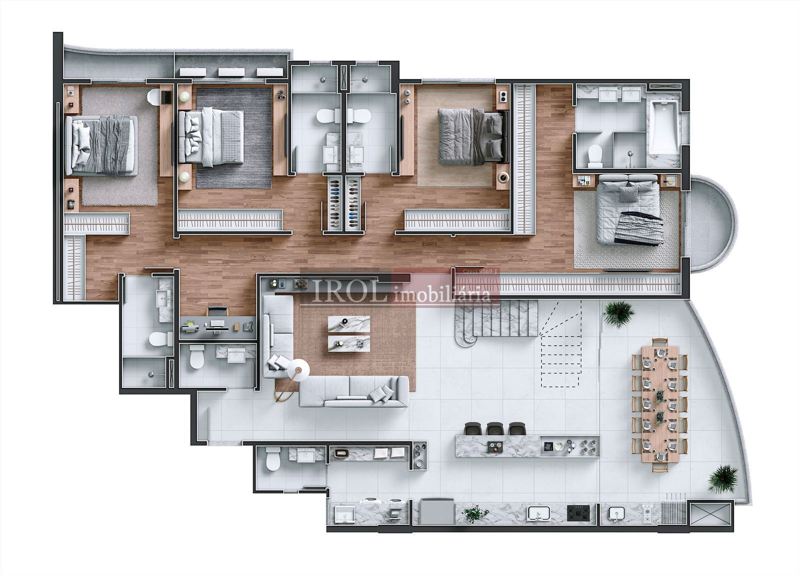 Apartamento à venda com 3 quartos, 151m² - Foto 29