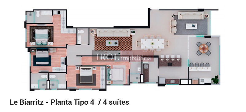 Apartamento à venda com 4 quartos, 234m² - Foto 20