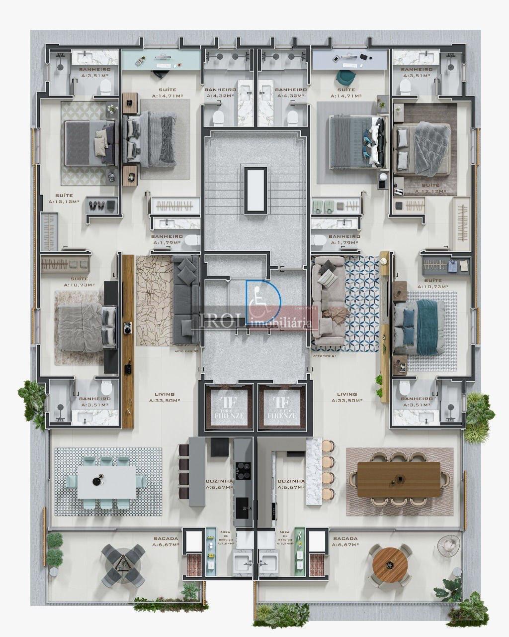 Apartamento à venda com 3 quartos, 116m² - Foto 9