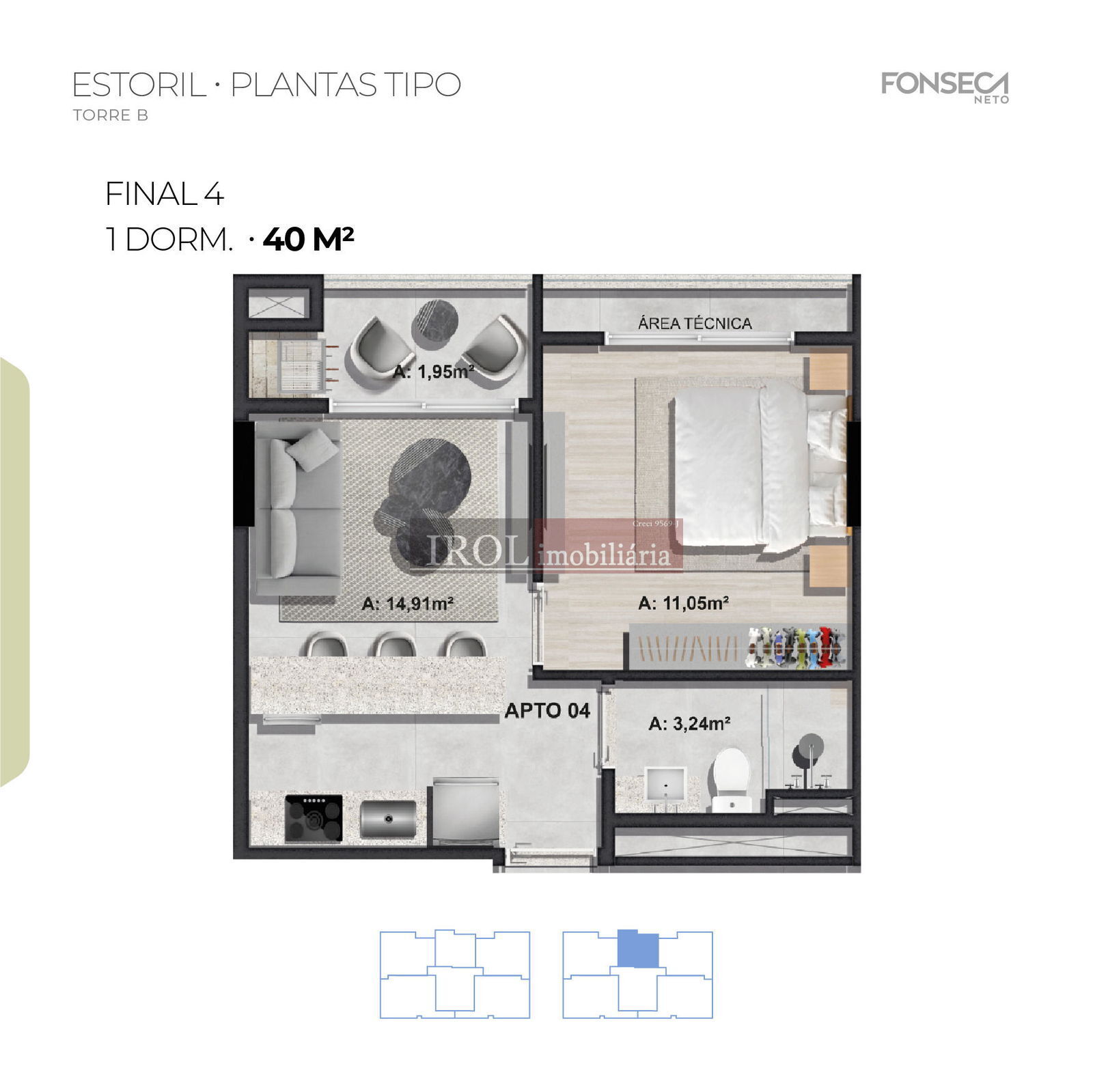 Apartamento à venda com 2 quartos, 64m² - Foto 46