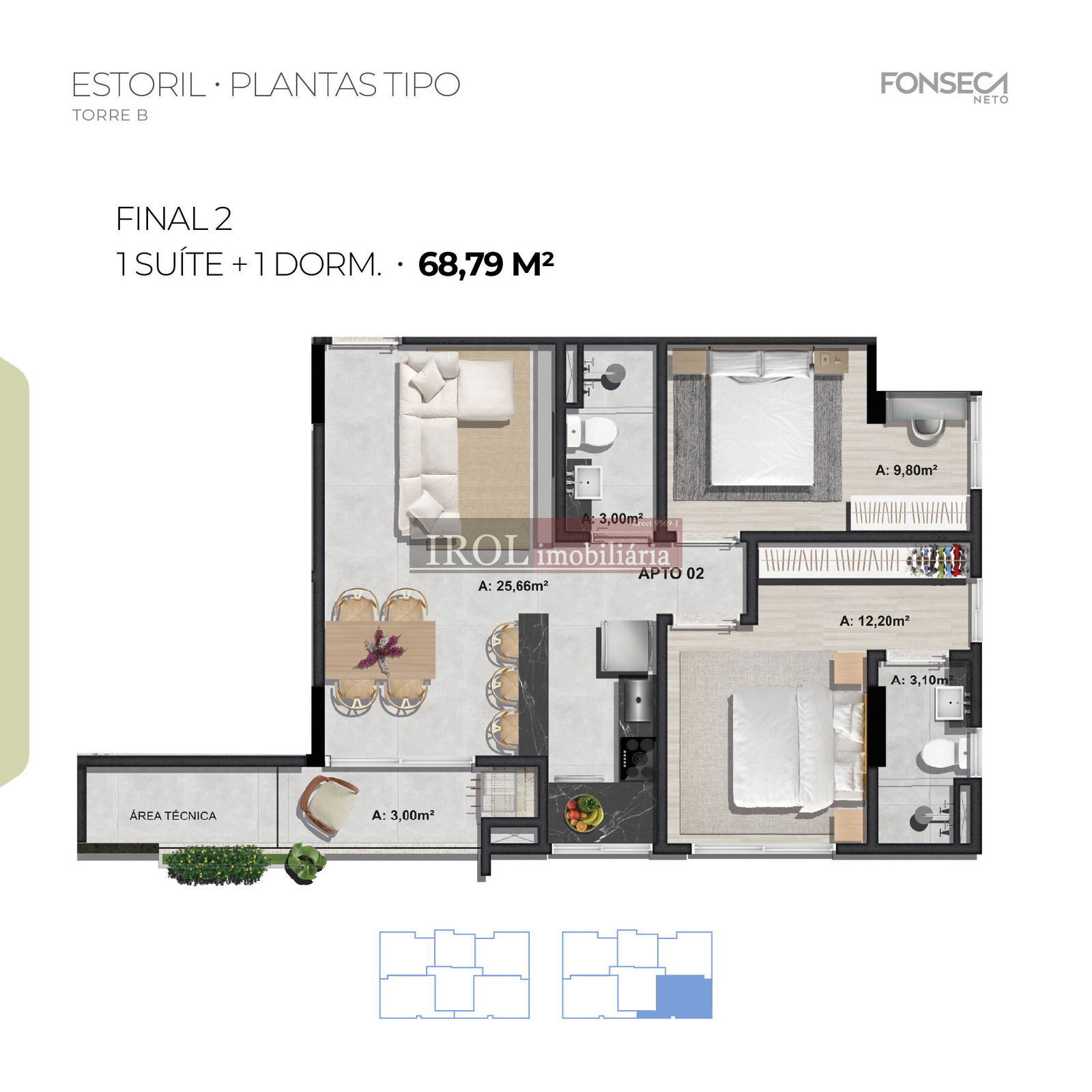 Apartamento à venda com 2 quartos, 64m² - Foto 44