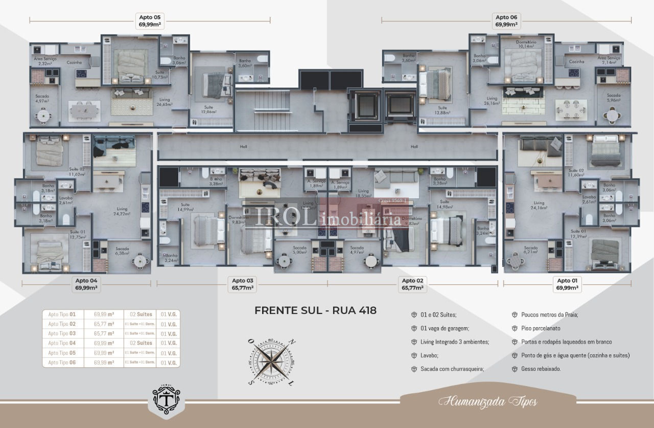 Apartamento à venda com 2 quartos, 69m² - Foto 18