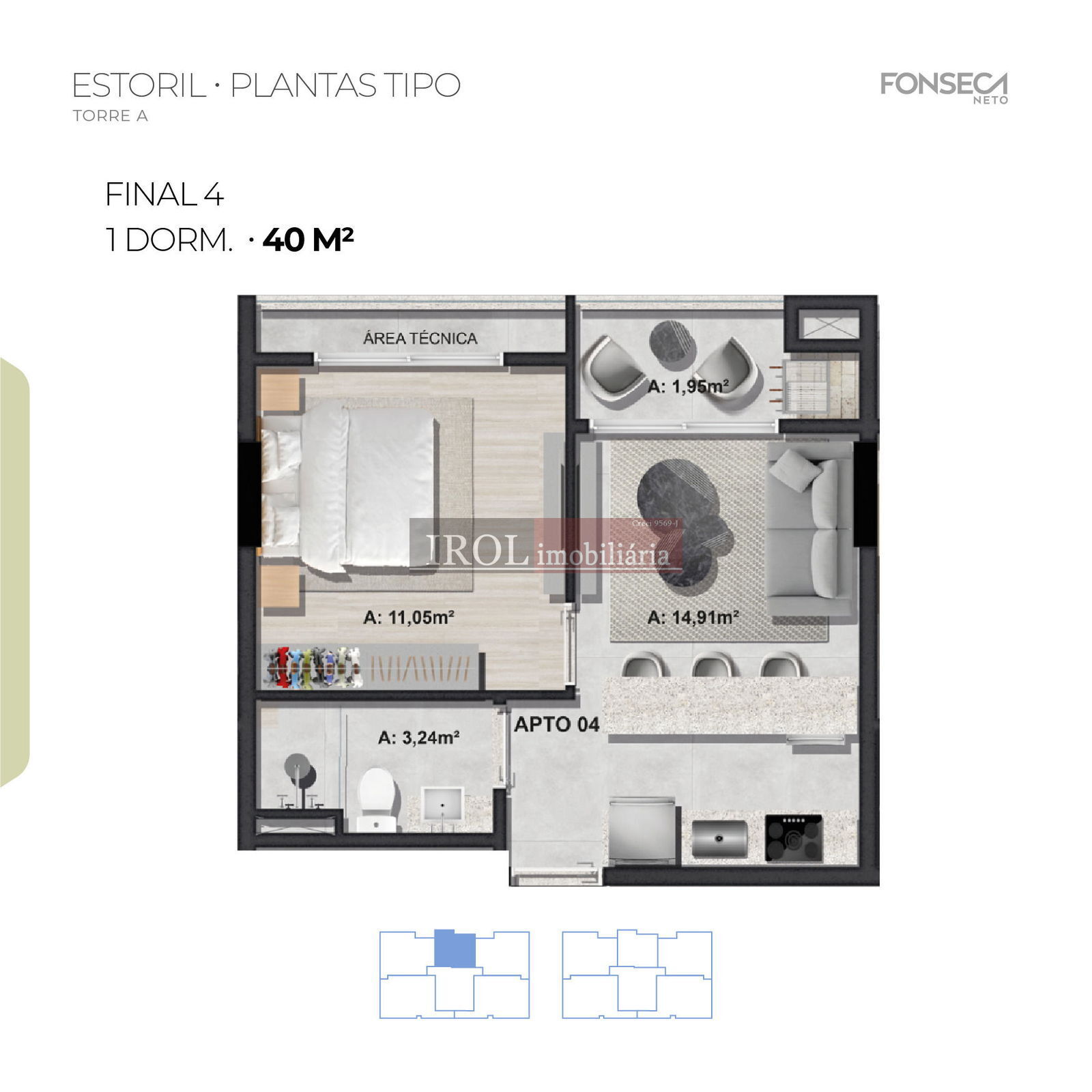 Apartamento à venda com 2 quartos, 64m² - Foto 41