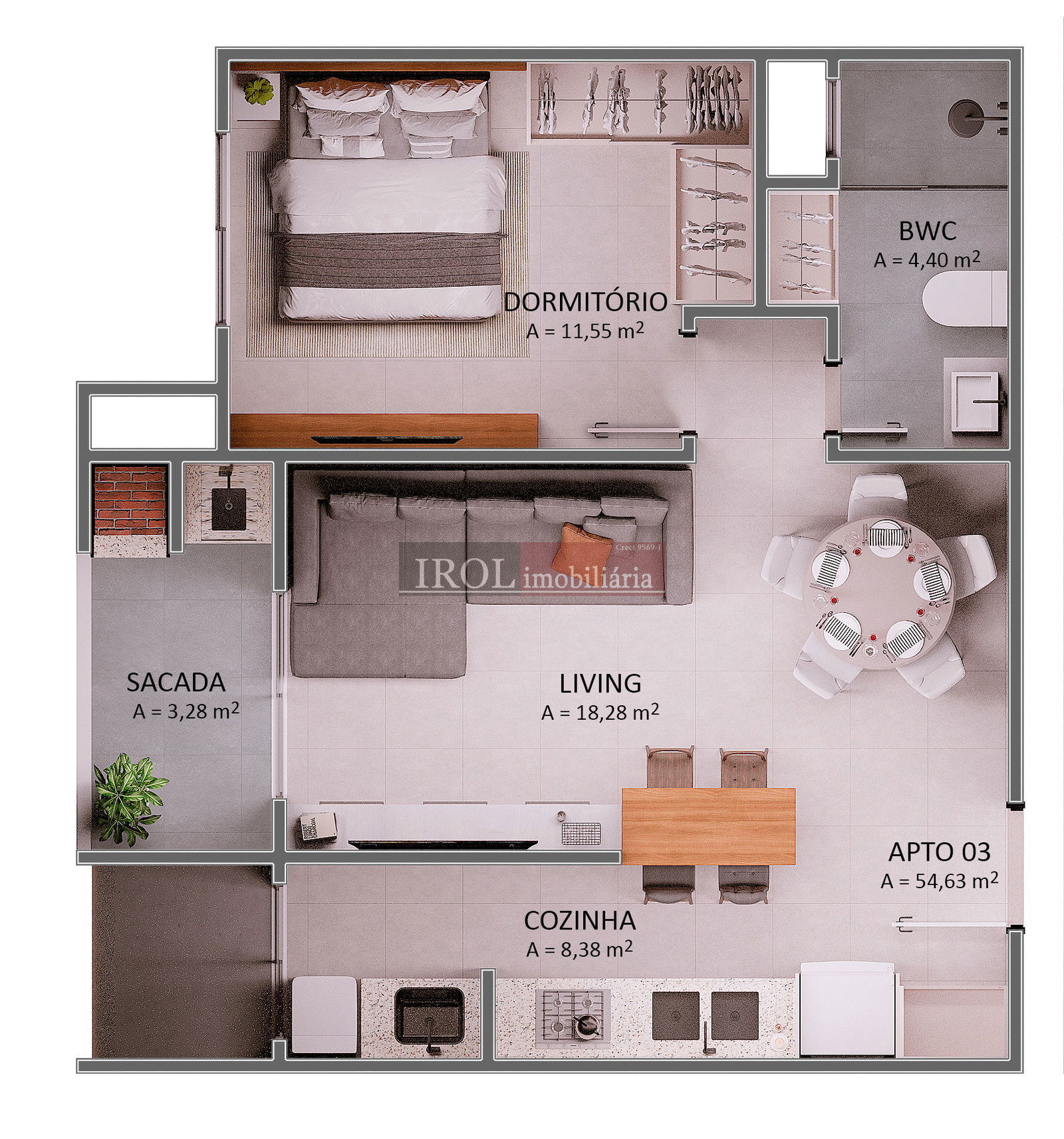 Apartamento à venda com 2 quartos, 67m² - Foto 27