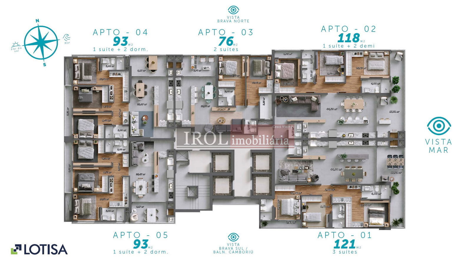 Apartamento à venda com 2 quartos, 76m² - Foto 8