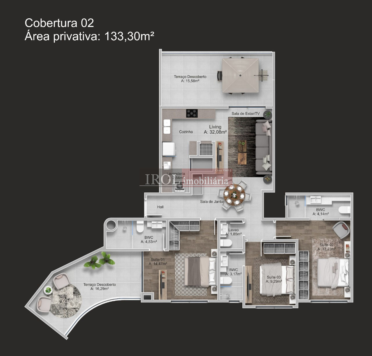 Apartamento à venda com 3 quartos, 100m² - Foto 30