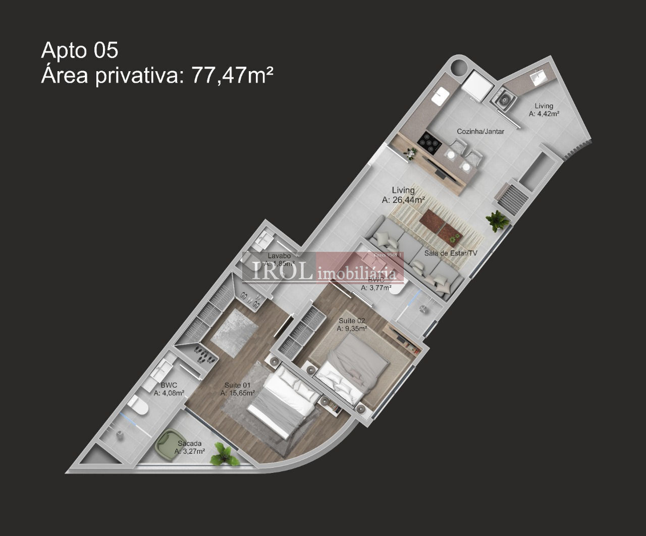 Apartamento à venda com 3 quartos, 100m² - Foto 27